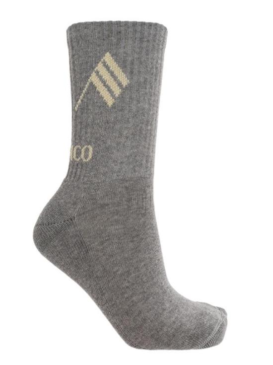 26SS 디 아티코 양말 260WAK00021CCC101AA 876 MELANGE GREY BEIGE - THE ATTICO