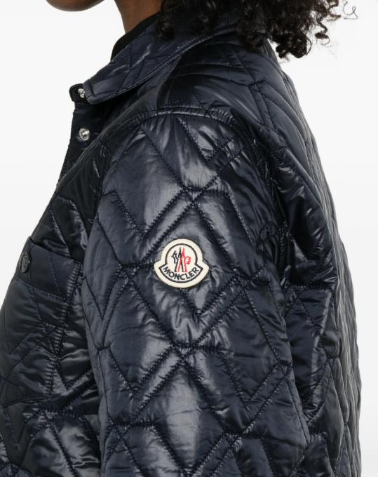 26SS 몽클레어 다이아몬드 퀼팅 패딩 셔츠 자켓 L10932F00001788UY 778 - MONCLER