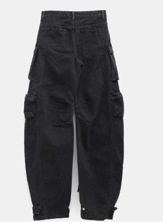 26SS 디 아티코 스트레이트 팬츠 260WCP00084DDD104AA 100 BLACK - THE ATTICO