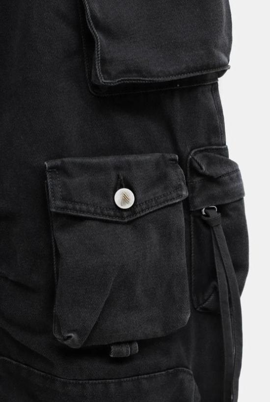 26SS 디 아티코 스트레이트 팬츠 260WCP00084DDD104AA 100 BLACK - THE ATTICO