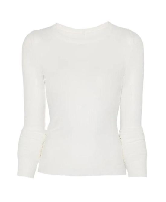 26SS 릭 오웬스 긴팔 티셔츠 RP01F6209RC 11 MILK