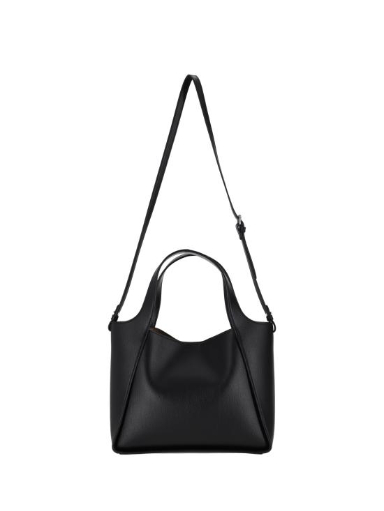 26FW 스텔라 맥카트니 로고 크로스바디 토트백 513860WP0563 1000 BLACK - STELLA MCCARTNEY