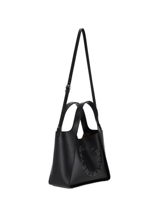 26FW 스텔라 맥카트니 로고 크로스바디 토트백 513860WP0563 1000 BLACK - STELLA MCCARTNEY