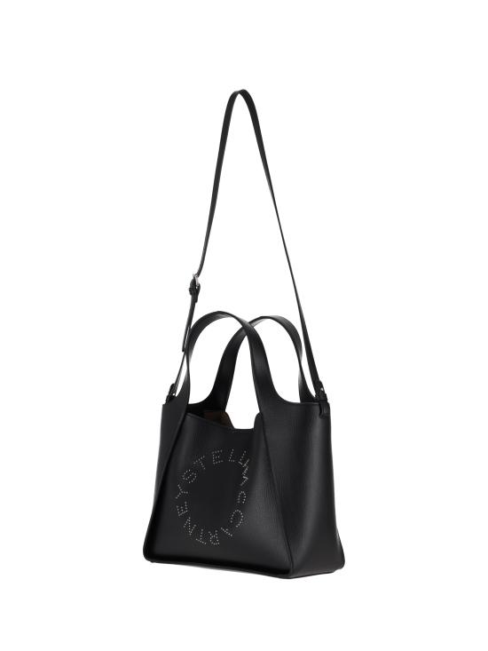 26FW 스텔라 맥카트니 로고 크로스바디 토트백 513860WP0563 1000 BLACK - STELLA MCCARTNEY