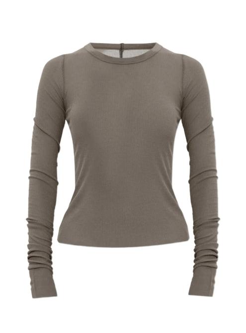 26SS 릭 오웬스 긴팔 티셔츠 RP01F6209RC 34 DUST