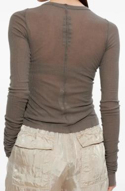 26SS 릭 오웬스 긴팔 티셔츠 RP01F6209RC 34 DUST - RICK OWENS