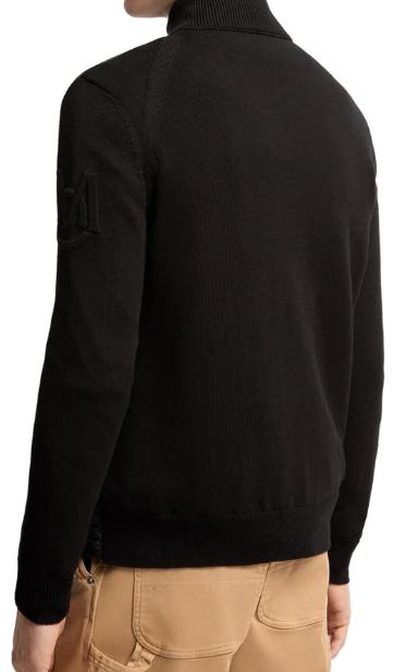 26SS 몽클레어 패딩 집업 코튼 가디건 L10919B00020M1115 999 BLACK - MONCLER