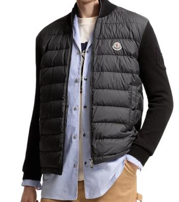 26SS 몽클레어 패딩 집업 코튼 가디건 L10919B00020M1115 999 BLACK - MONCLER
