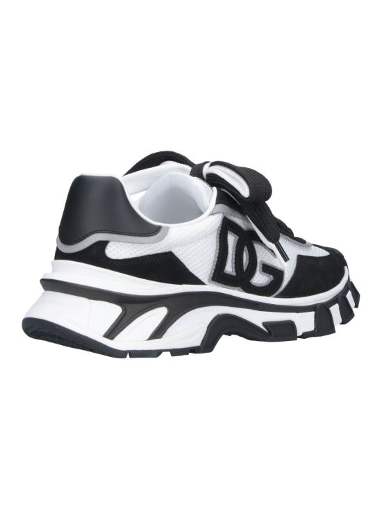 26SS 돌체앤가바나 DG 컨트리 로드 나일론 앤 레더 스니커즈 CS2403 A0208 8B926 White - DOLCE & GABBANA