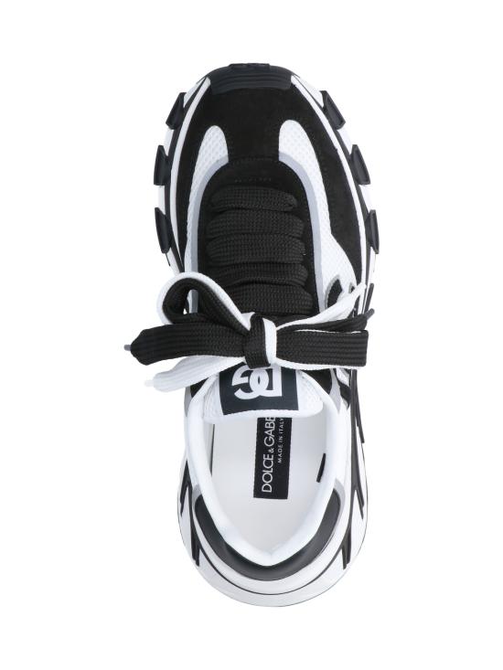 26SS 돌체앤가바나 DG 컨트리 로드 나일론 앤 레더 스니커즈 CS2403 A0208 8B926 White - DOLCE & GABBANA