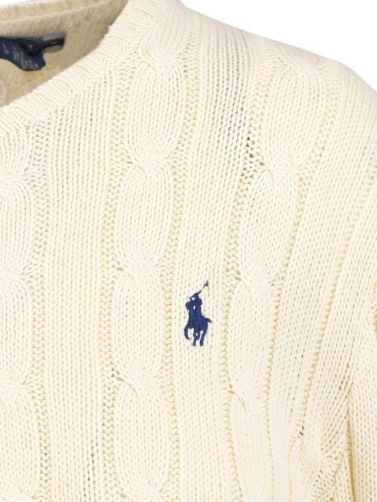 26SS 폴로 랄프로렌 포니 로고 피마코튼 케이블 니트 스웨터 211 971869 015 Cream - POLO RALPH LAUREN