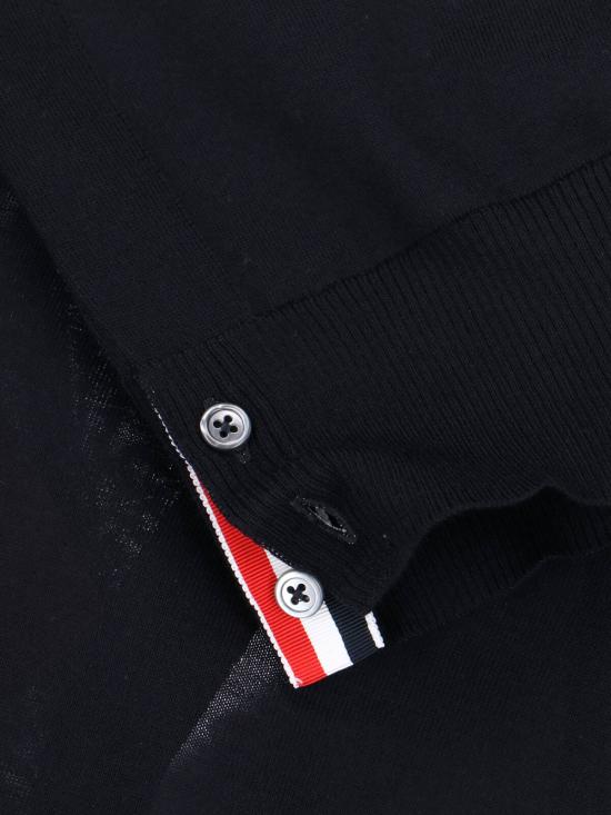 26SS 톰브라운 파인 메리노 울 4바 릴렉스 핏 가디건 FKC334A Y1014 415 Blue - THOM BROWNE