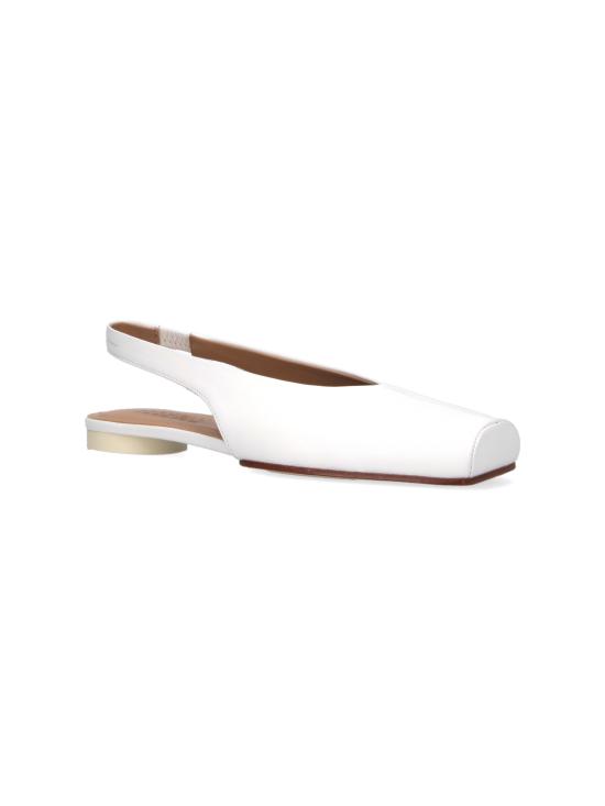 26SS MM6 메종마르지엘라 플랫 슈즈 S59WX0079 P3628 T1053 White - MM6 MAISON MARGIELA