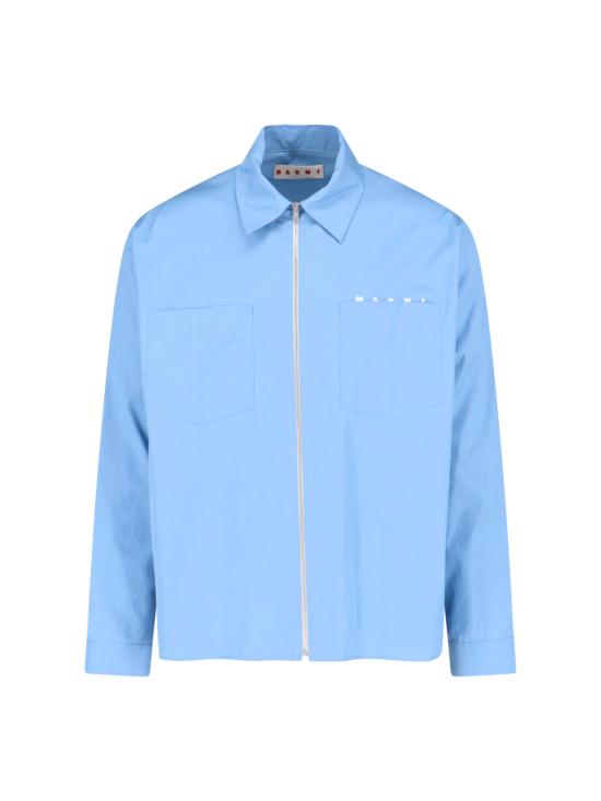 26SS 마르니 긴팔 셔츠 CUMU0297P0 USCT88 LWB31 Blue