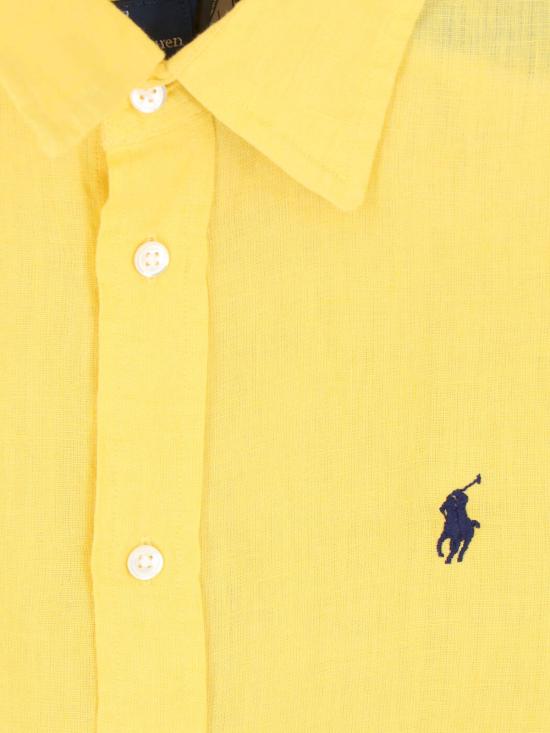 26SS 폴로 랄프로렌 포니 자수 리넨 셔츠 (211970730009) 211 970730 502 Yellow - POLO RALPH LAUREN