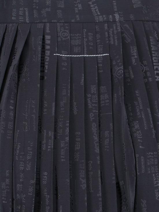 26SS MM6 메종마르지엘라 미디 스커트 S52MA0199 M35737 002J Black - MM6 MAISON MARGIELA