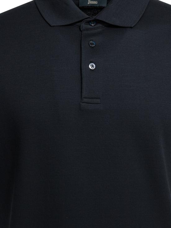 26SS 에르노 폴로 티셔츠 JPL00125U520599201 Blue - HERNO