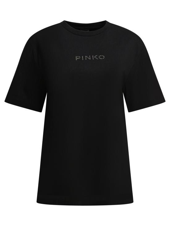 26SS 핑코 반팔 티셔츠 105526A33SZ99 Black
