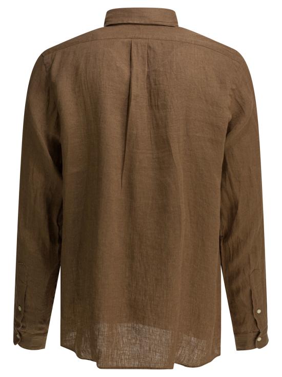 26SS 폴로 랄프로렌 긴팔 셔츠 710966294505RL BROWN Brown - POLO RALPH LAUREN