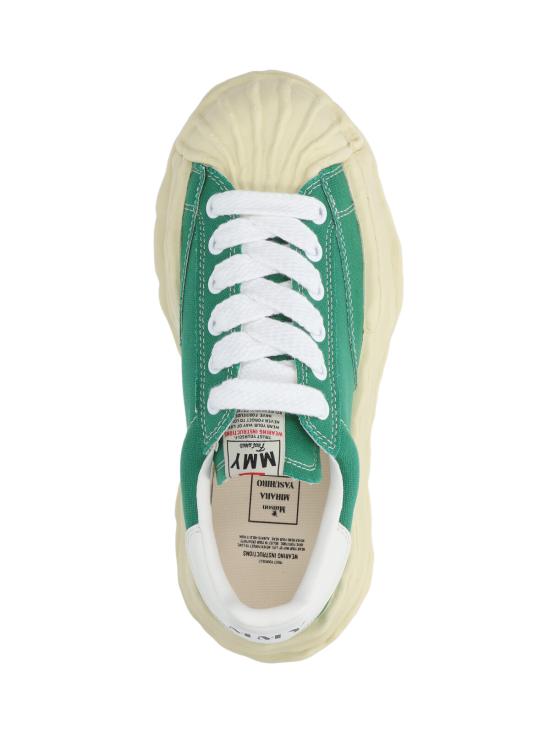  메종 미하라 야스히로 블레이키 VL OG 솔 캔버스 로우탑 A09FW732 CL GREEN Green - MAISON MIHARA YASUHIRO