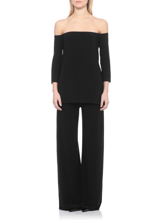 26SS 노마카말리 스웨터 KK4266PL130 001 Black - NORMA KAMALI