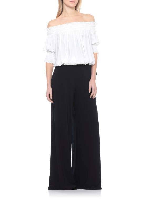 26SS 노마카말리 바디수트 티셔츠 KK126BPL905 944 White - NORMA KAMALI