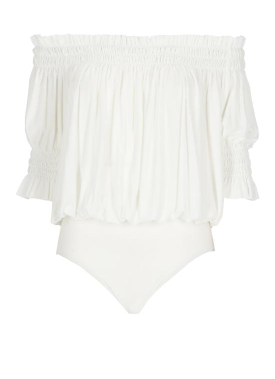 26SS 노마카말리 바디수트 티셔츠 KK126BPL905 944 White