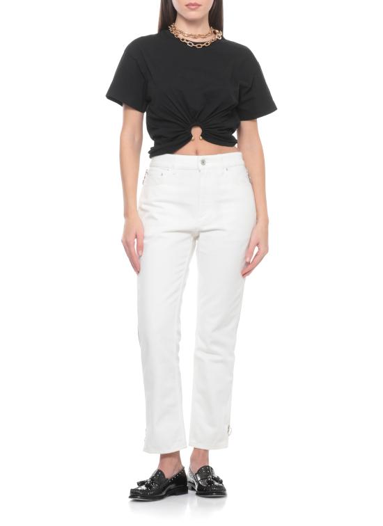 26SS 파코라반 반팔 티셔츠 23AJTO539CO0485 P001 Black - PACO RABANNE