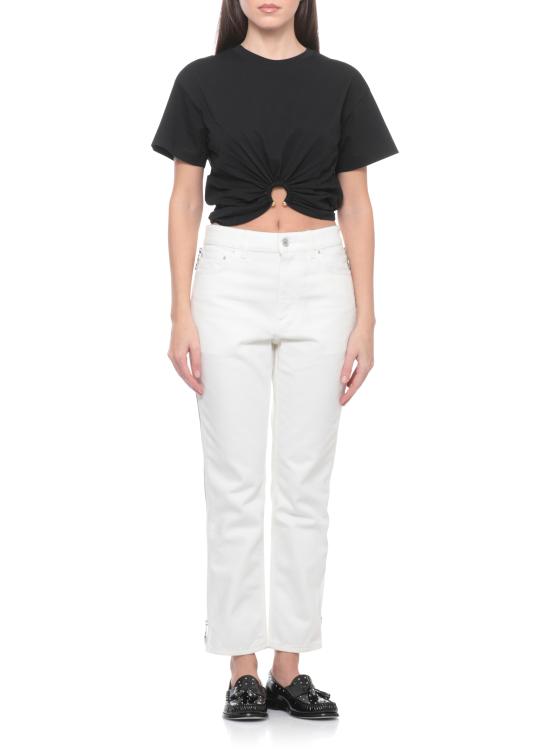 26SS 파코라반 반팔 티셔츠 23AJTO539CO0485 P001 Black - PACO RABANNE