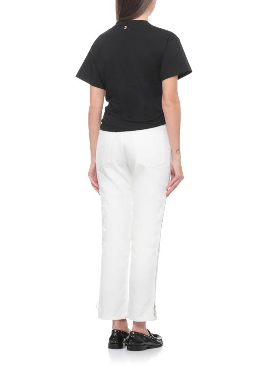 26SS 파코라반 반팔 티셔츠 23AJTO539CO0485 P001 Black - PACO RABANNE