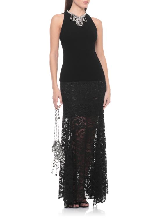 26SS 파코라반 민소매 티셔츠 26PMTO185ML0334 P001 Black - PACO RABANNE