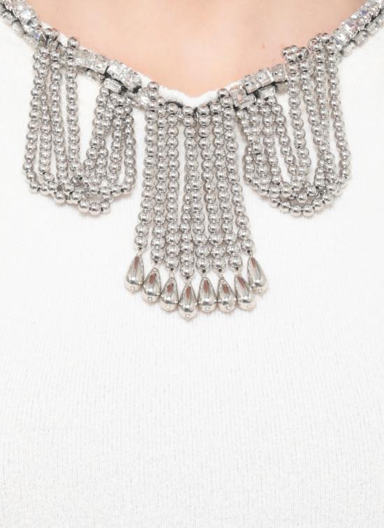 26SS 파코라반 민소매 티셔츠 26PMTO185ML0334 P255 Ivory - PACO RABANNE