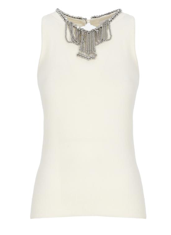 26SS 파코라반 민소매 티셔츠 26PMTO185ML0334 P255 Ivory