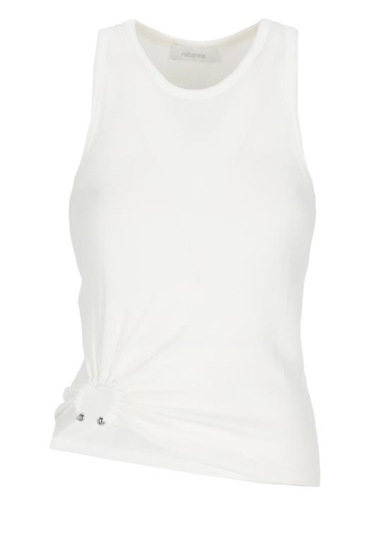 26SS 파코라반 민소매 티셔츠 24FJTE165CO0530 P100 White