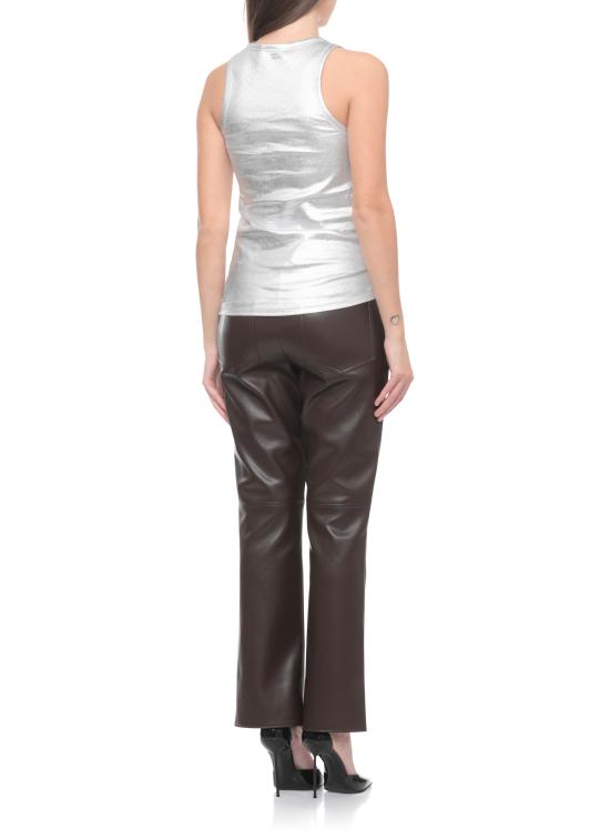 26SS 파코라반 민소매 티셔츠 26PJTE031CO0530 P040 Silver - PACO RABANNE