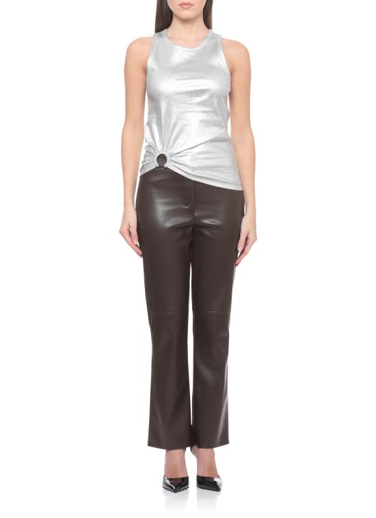26SS 파코라반 민소매 티셔츠 26PJTE031CO0530 P040 Silver - PACO RABANNE
