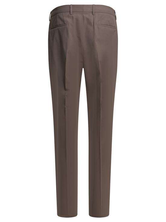 26SS 브루넬로 쿠치넬리 스트레이트 팬츠 MH252E1450C2439 Brown - BRUNELLO CUCINELLI