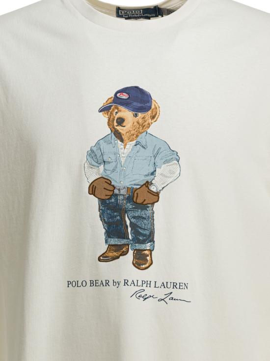 26SS 폴로 랄프로렌 반팔 티셔츠 710B14615001NEVIS DENIM White - POLO RALPH LAUREN