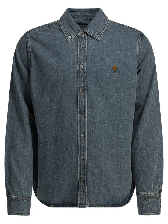 26SS 아미 데님 셔츠 USH786 DE0056480 Blue