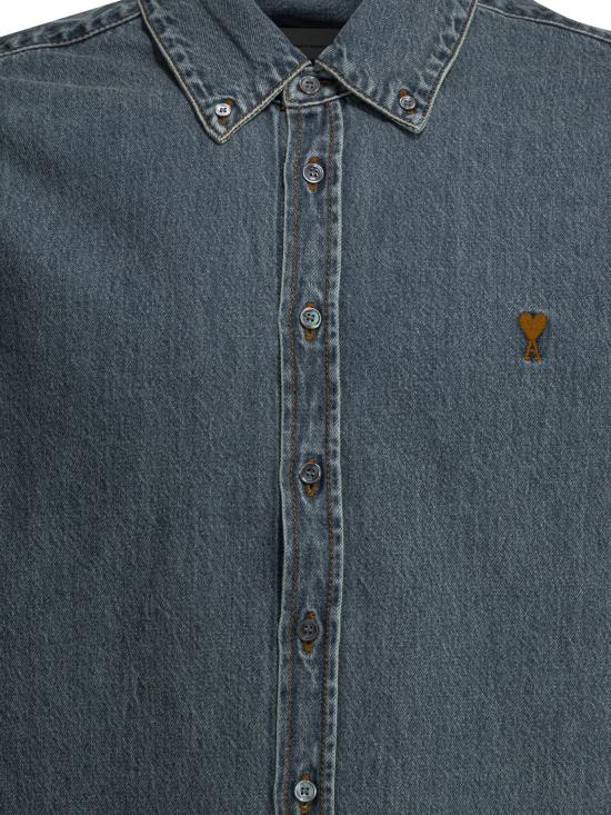26SS 아미 데님 셔츠 USH786 DE0056480 Blue - AMI