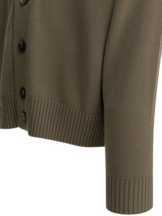 26SS 아미 울 드 하트 가디건 UKC380 KN0156A117 Beige - AMI