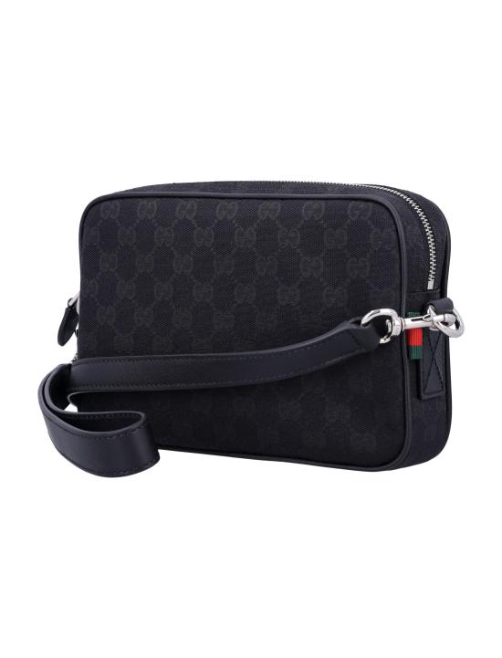 25FW 구찌 캔버스 스몰 크로스바디 백 834802FAEPS 1060 BLACK - GUCCI