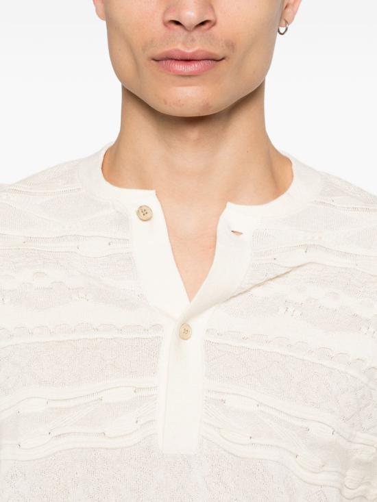 26SS 엠포리오 아르마니 스웨터 EM004442 AF25739U1151 White - EMPORIO ARMANI