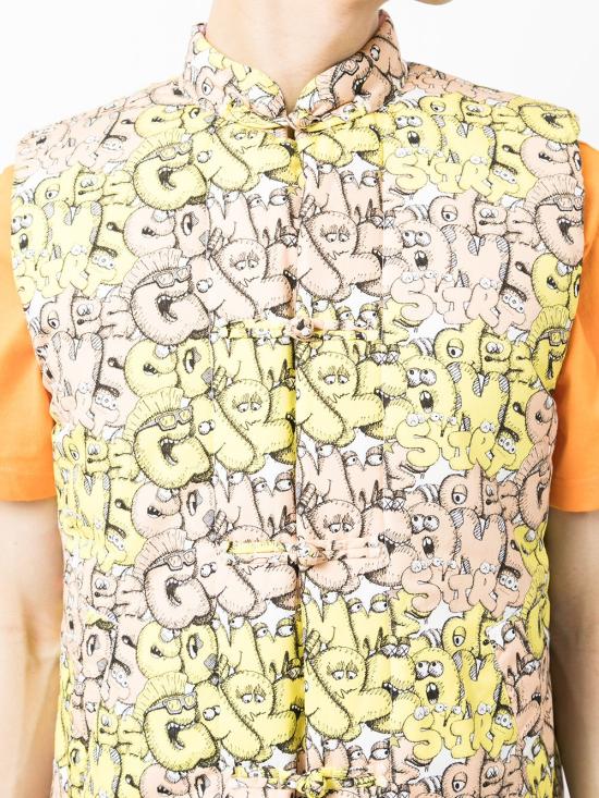  꼼데가르송 니트 베스트 FHJ007 2 MultiColour - COMME DES GARCONS