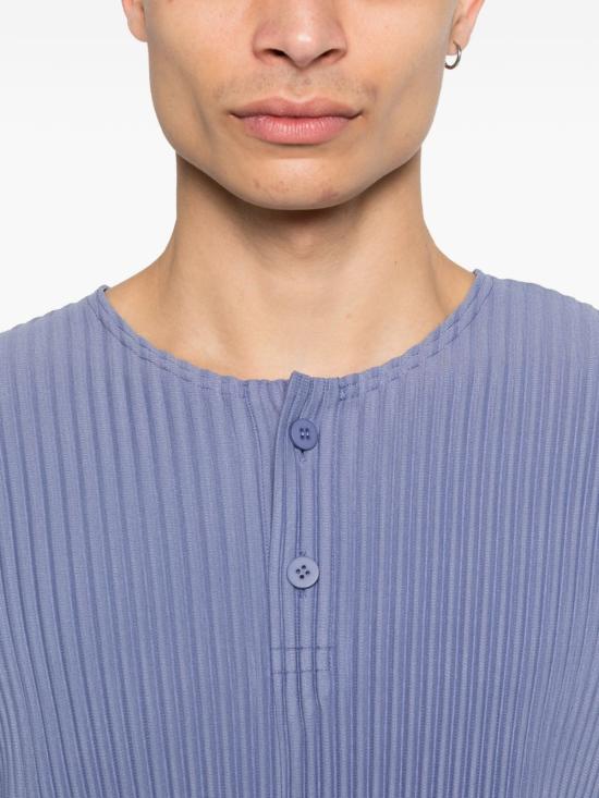 26SS 옴므 플리세 이세이 미야케 민소매 티셔츠 HP66JK023 80 Purple - HOMME PLISSE' ISSEY MIYAKE