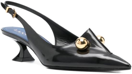 26SS 랑방 힐/펌프스 FWPUMP11SPAZP2610 BLACK - LANVIN