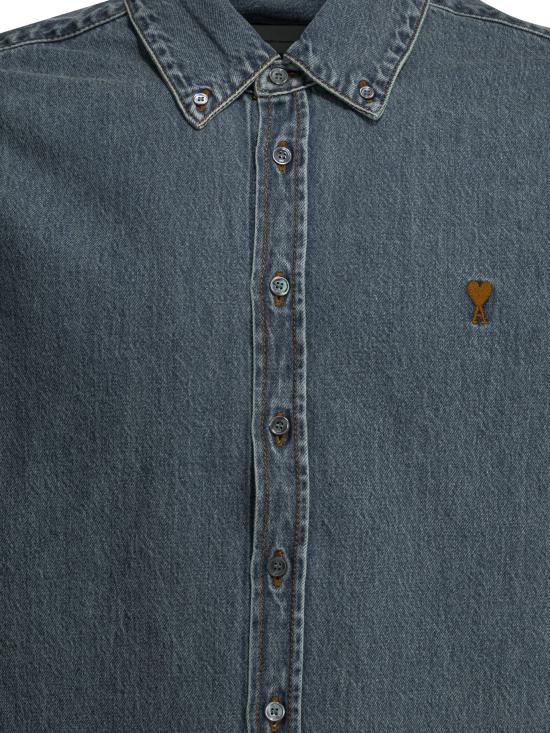 26SS 아미 데님 데님 셔츠 USH786DE0056480 - AMI