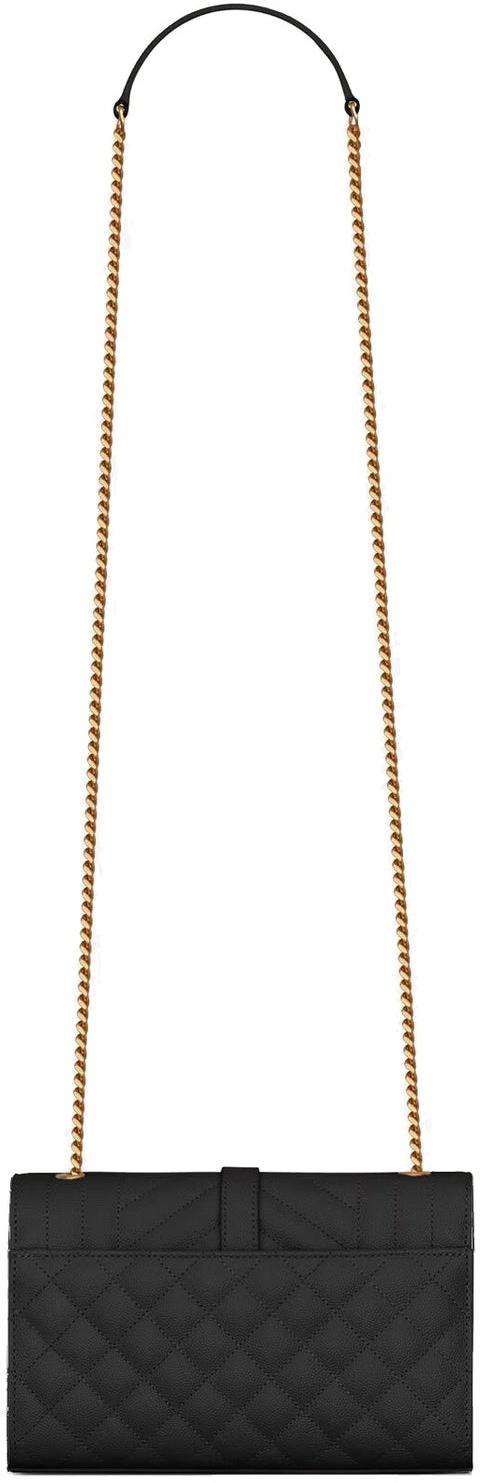 25FW 생로랑 모노그램 엔벨로프 스몰백 600195BOW911000 BLACK - SAINT LAURENT