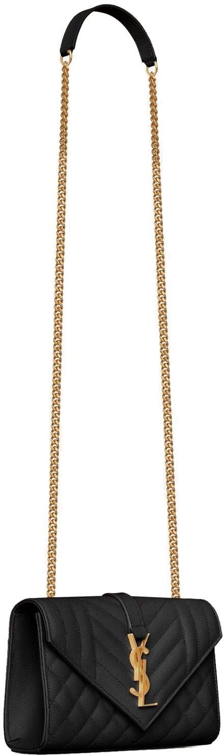 25FW 생로랑 모노그램 엔벨로프 스몰백 600195BOW911000 BLACK - SAINT LAURENT