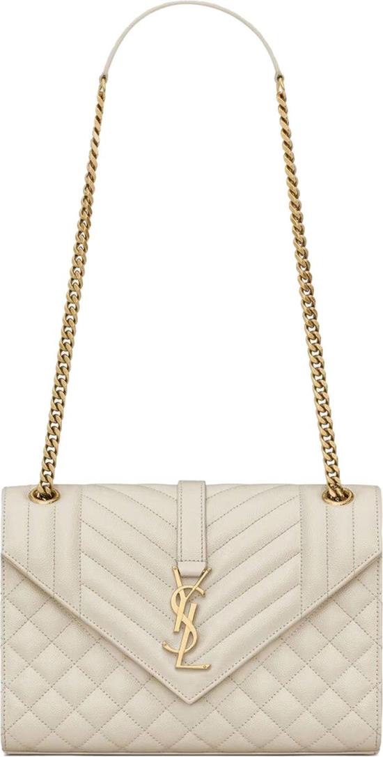 25FW 생로랑 엔벨로프 미디움 백 600185BOW919207 BEIGE